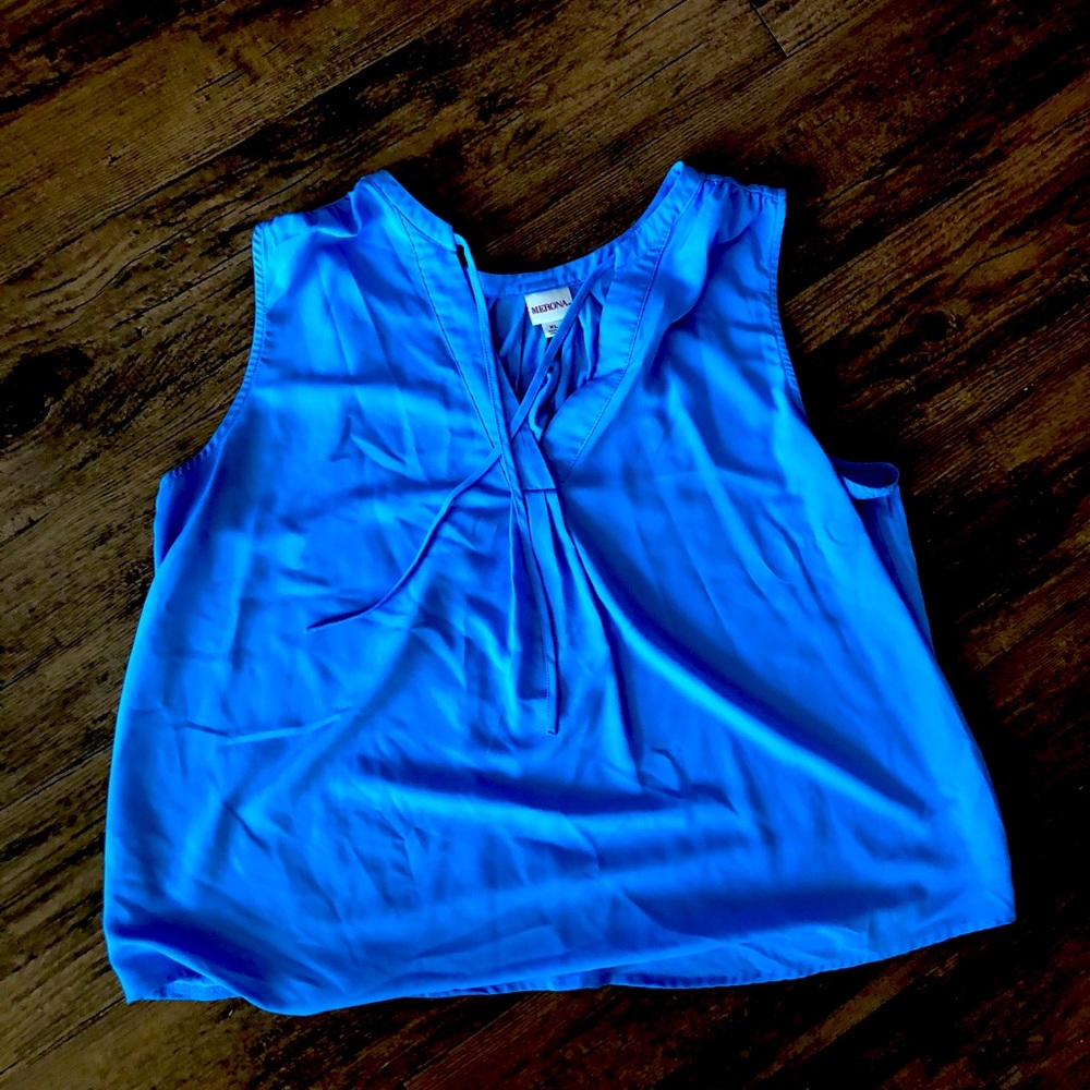 Blue tank